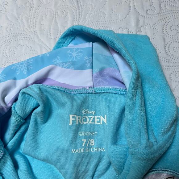 Disney Frozen Terry Swim Coverup Size 7/8 - Picture 4 of 4